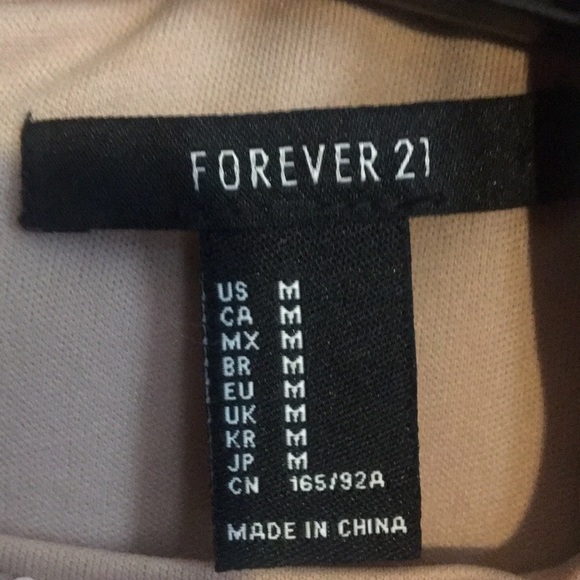 Forever21 Light Pink Sequence Crop Top - Picture 3 of 4